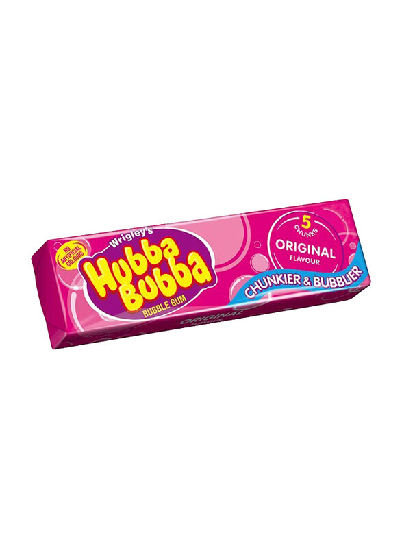 

Wrigley's Hubba Bubba Original 5 Chunks Bubble Gum, 35g