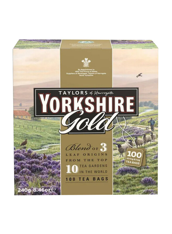 

Yorkshire Tea Yorkshire Gold Black Tea 100 Tea Bags 2.4g