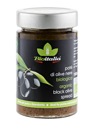 Bioitalia Organic Black Olive Spread, 180g