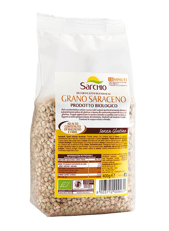 

Sarchio Gluten Free Decorticated Buckwheat, 400g