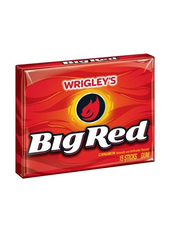 

Wrigley'S Big Red Cinnamon Chewing Gum, 15 Sticks, 40.5g