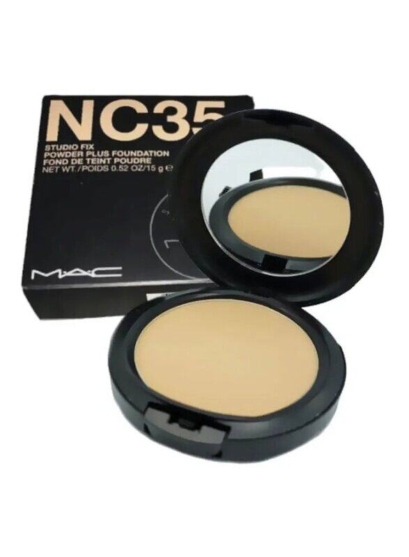 Mac Studio Fix Powder Plus Foundation, NC35, Beige