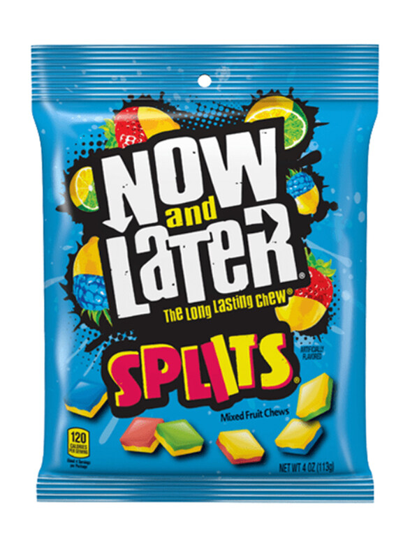 

Now & Later Splits Peg Bag Candy, 113g