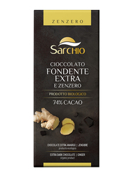 Sarchio Extra Dark Chocolate Bar with Ginger, 80g