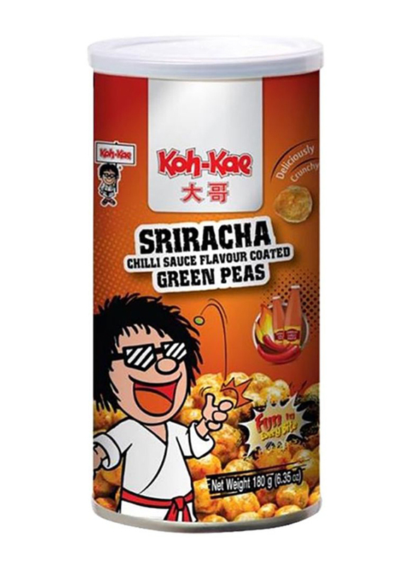 Koh-Kae Sriracha Chilli Sauce Flavour Coated Green Peas, 180g