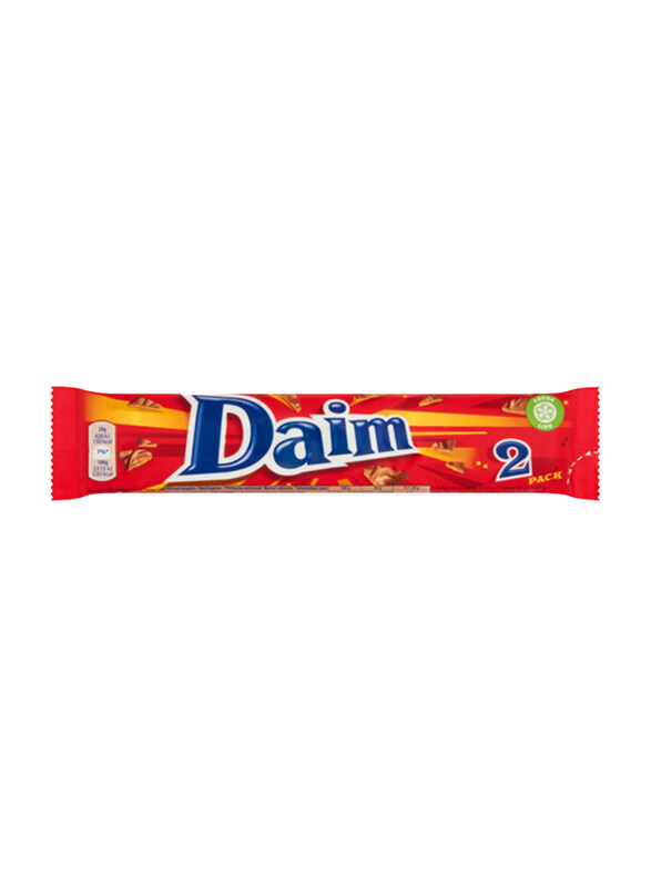 

Daim Double Bar Chocolate, 56g
