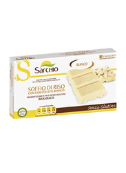 Sarchio White Chocolate Bars with Puffed Rice Layer, 75g