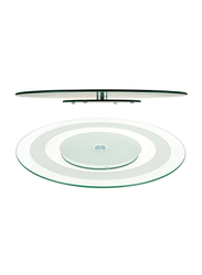 Excellent Houseware 45cm Rotating Glass Serving Round Platter, Green