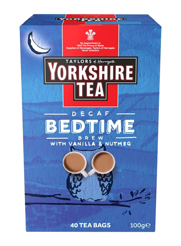 Taylors of Harrogate Yorkshire Decaf Bedtime Brew Tea Bags, 40 Tea Bags