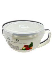 Excellent Houseware 1Ltr Microwave Bowl with Lid, White