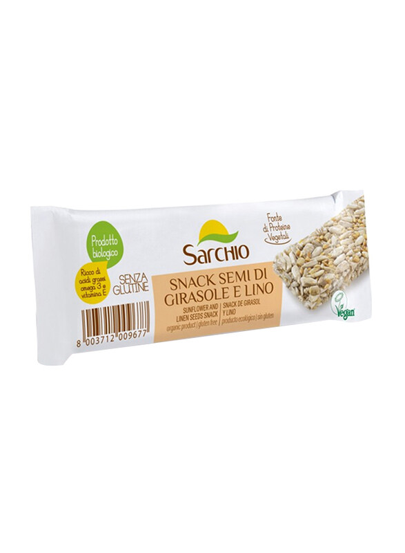 

Sarchio Gluten Free Sunflower and Linen Seeds Bar, 20g