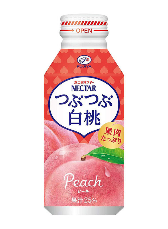 

Fujiya Nectar Tsubutsubu White Peach, 380g