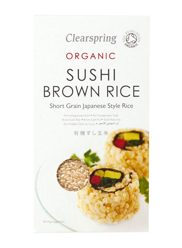 

Clearspring Organic Short Grain Japanese Style Sushi Brown Rice, 500g