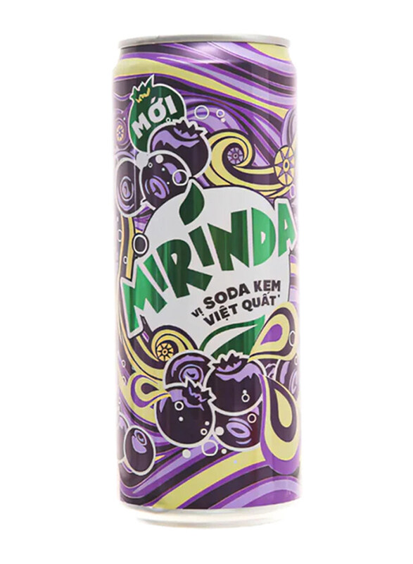 

Mirinda Soda Cream Blueberry Soft Drink, 320ml