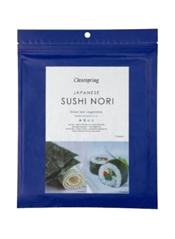 

Clearspring Japanese Toasted Dried Sea Vegetable Sushi Nori, 7 Sheets x 17g