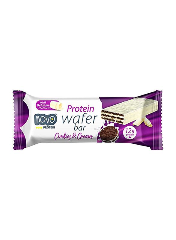 

Novo 12g Protein Cookies & Cream Protein Wafer Bar 40g