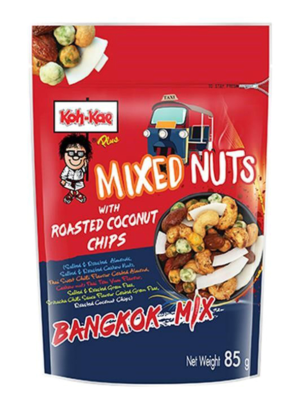 Koh-Kae Mixed Nuts with Roasted Coconut Chips, 85g