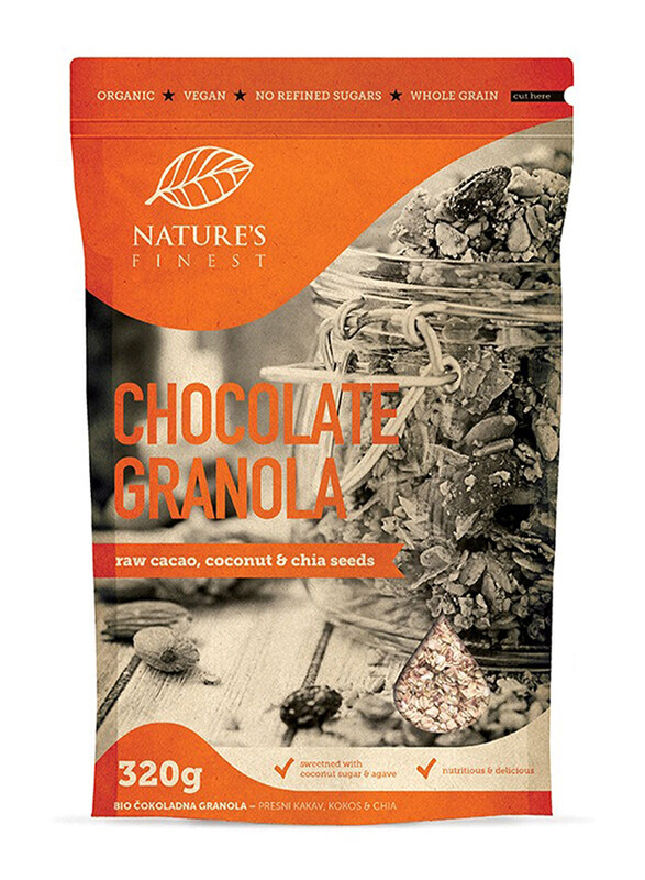 

Natures Finest Organic Chocolate Granola, 320g