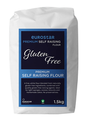 Eurostar Gluten Free Premium Self Raising Flour, 1.5 Kg