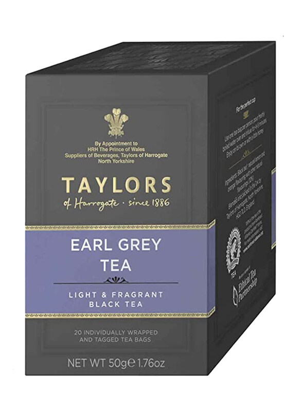 

Taylors Earl Grey Premium Tea Bags, 20 Tea Bags 2g