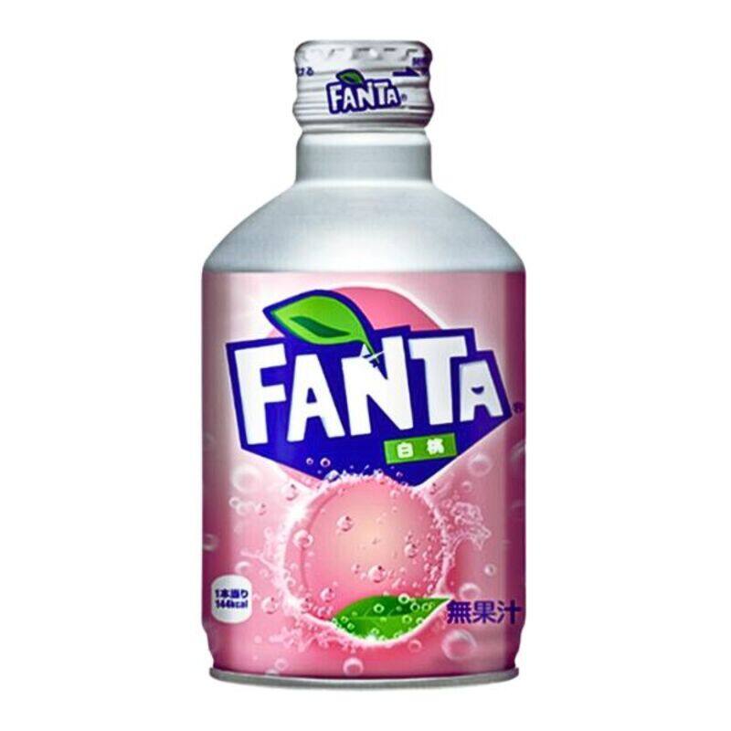 

Coca Cola Fanta White Peach Metal Bottle, 24 x 300ml