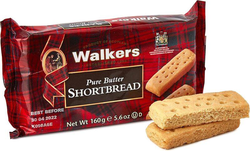 

Walkers Pure Butter Short Bread Fingures Biscuits Christmas Special 160g