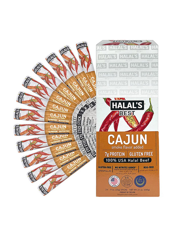 

Halal's Best Cajun Beef Stick, 24 x 25g