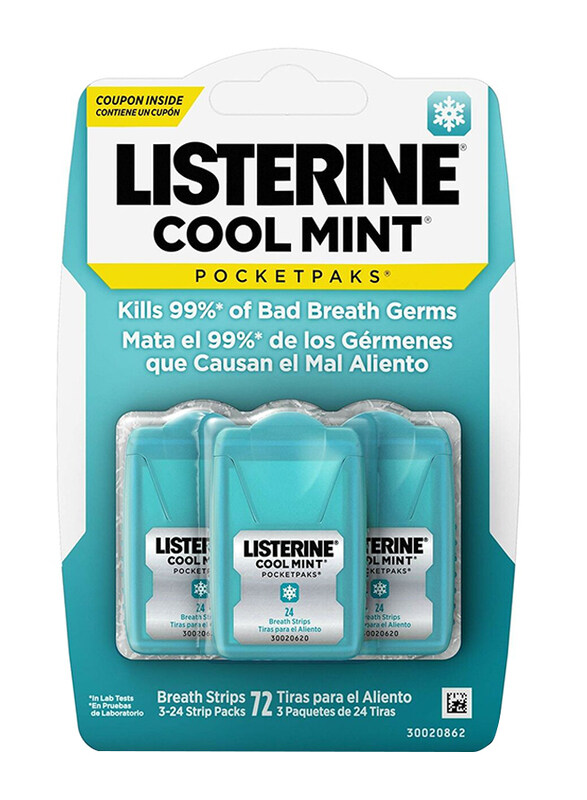 

Listerine Cool Mint Pocketpaks, 3 Pieces