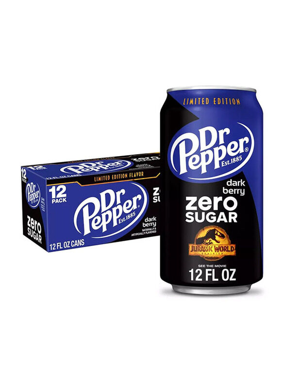 

Dr. Pepper Zero Sugar Dark Berry, 12 x 355ml