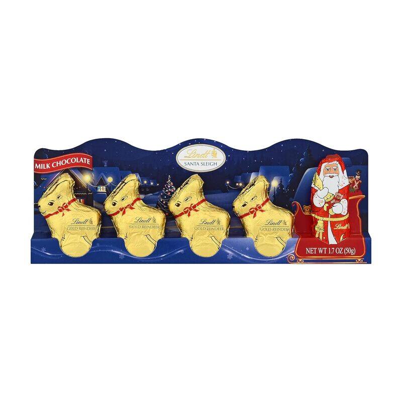 

Lindt Mini Sleigh Milk Chocolate Candy Christmas Special 50g