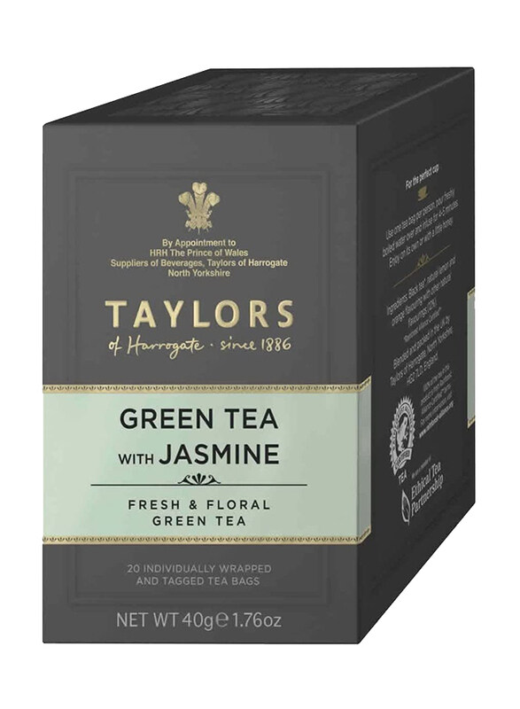 

Taylors Green Tea with Jasmine Premium Tea Bags, 20 Tea Bags 2g