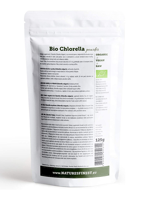 Natures Finest Organic Chlorella Powder, 100g, Chlorella