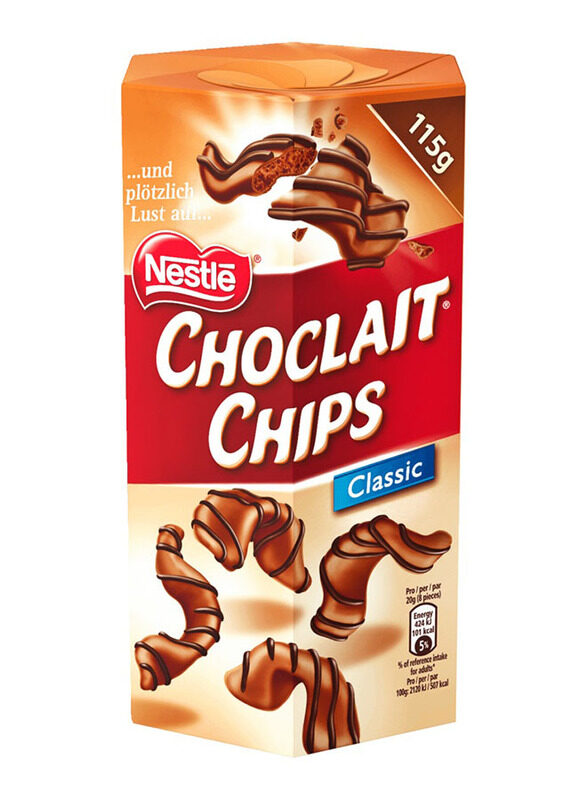 

Nestle Choclait Chips Classic, 115g