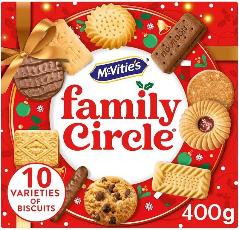 

Mcvities Family Circle Assorted Biscuits Christmas Special 400g