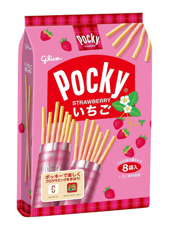 

Glico Strawberry Pocky, 8 Pieces