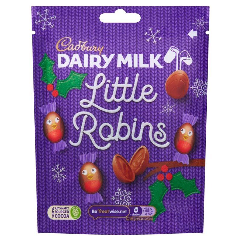 

Cadbury Dairy Milk Little Robins Chocolate Bag Christmas Special 77 g