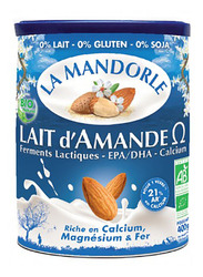 La Mandorle Organic Almond Milk Powder Omega, 400g
