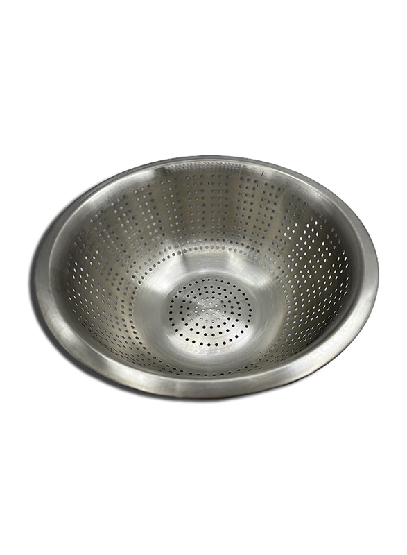 Excellent Houseware Stainless Steel Colander, 28cm, Black/Silver