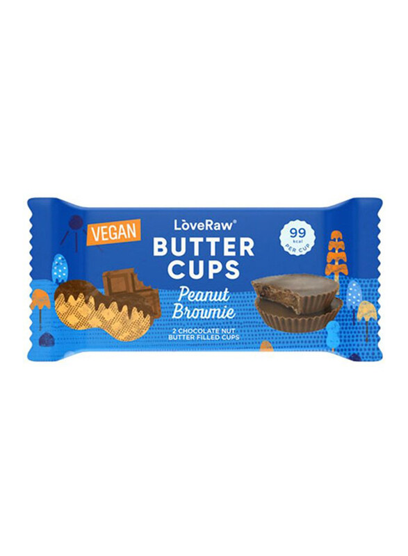 

Love Raw Peanut Brownie Butter Cups, 34g