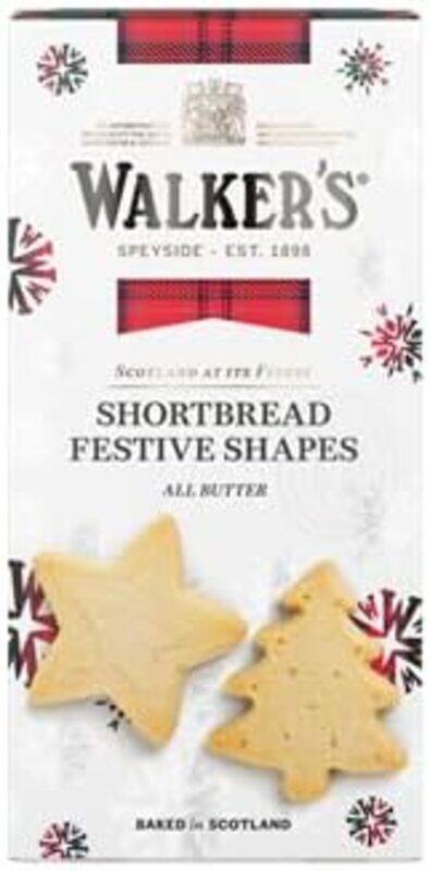 

WALKERS Walker's Shortbread Assorted Festive Shaped Cookies Christmas Special 60g