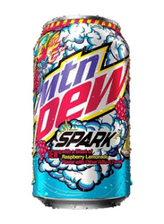Mountain Dew Spark Raspberry Lemonade Soft Drink, 355ml