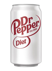 Dr Pepper Diet Carbonated Beverage, 12 x 12Oz