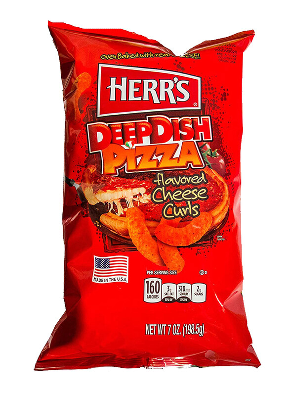 

Herr's Deep Dish Pizza Cheese Curls, 198g