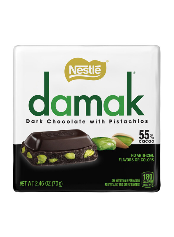

Nestle Damak Dark Chocolate with Pistachio, 6 x 60g