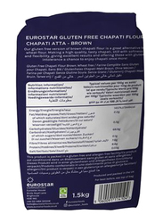 Eurostar Gluten Free Chapatti Flour Brown, 1.5 Kg