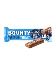 Bounty Triple Treat Fruit and Nut Chocolate Bar, 18 x 40g