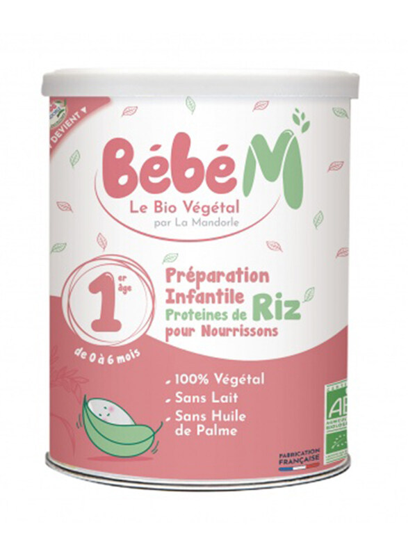 

Bebe M Organic Infant Formula, 800g