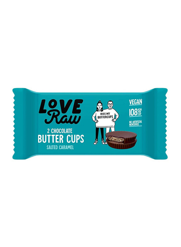 

Love Raw Salted Caramel Butter Cups, 34g