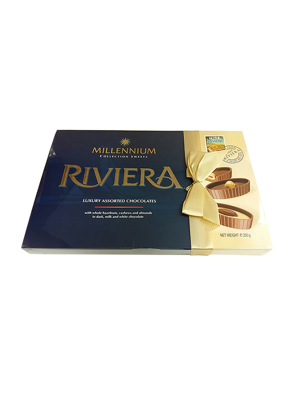 ميلينيوم شوكولاتة بريستيج ريفيرا الفاخرة بعبوة هدايا, 250 غرام