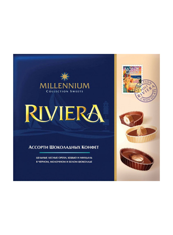 Millennium Riviera Luxury Assorted Chocolates Gift Pack, 125g